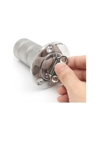 Pis Su Dolum Kapağı 38 MM Krom Tekne Karavan Waste Atık Su Ağzı