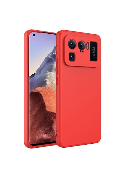 More Tr Xiaomi Mi 11 Ultra Kılıf Zore Mara Lansman Kapak Kırmızı
