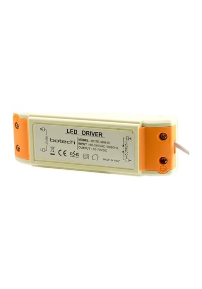Botech 60x60 Panel Led Driver Adaptörü Panel Led Adaptör 50v-70v Dc Bote-48w-01