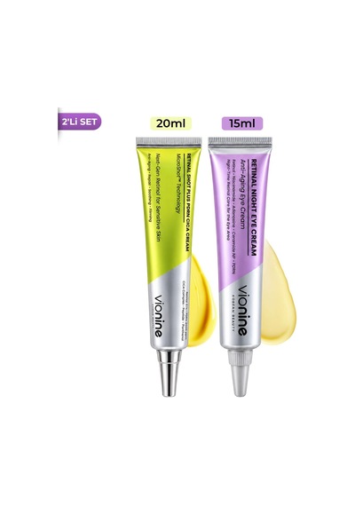 Tr Gece Bakım Seti 2'li, Retinal Krem 15ml + Göz Kremi 20ml