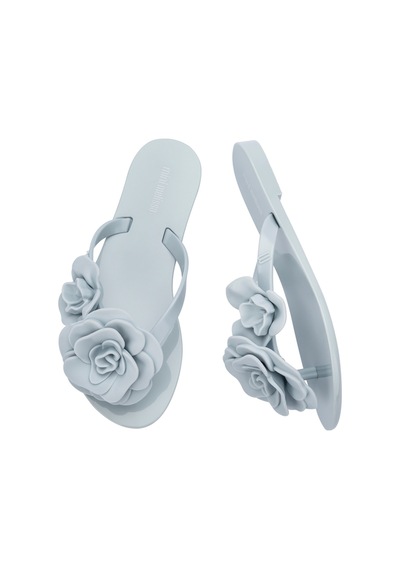 Mini Melissa Harmonic Petals Inf Kız Çocuk Parmak Arası Terlik 37821-mavi