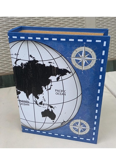 Kutu Ahşap Kitap 32x24x8