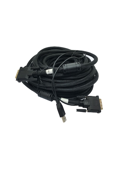 Dvı erkek erkek kablo dvı 24+1 usb power kablo 20 m