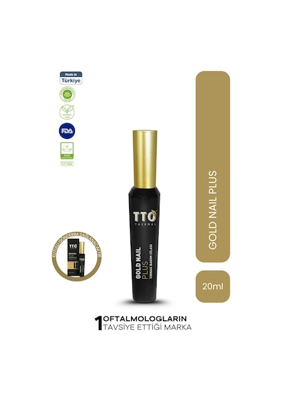 Tto Gold Nail Plus Tırnak Solüsyonu 20 Ml