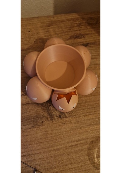Exeggcute Pokemon Figür Kase Şeklinde