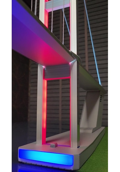 E Design Kısa Model 3D Dahili Led Aydınlatmalı Boğaz Köprüsü Modülü