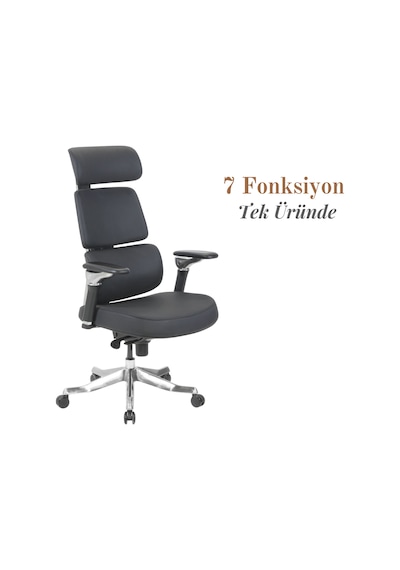 Casella Zopo Döşemeli Yönetici Koltuğu Ofi S Koltuğu Ergonomik, Şık Ve Fonksiyonel Siyah - Suni Deri Casella Zopo Döşemeli Yönetici Koltuğu Ofi S Koltuğu Ergonomik, Şık Ve Fonksiyonel Siyah - Suni Deri