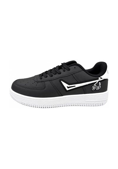 Papucumun Dünyası Kadın Kiraz İşlemeli Nakış Detaylı Konforlu Hafif Sneaker Spor Ayakkabı Siyah Papucumun Dünyası Kadın Kiraz İşlemeli Nakış Detaylı Konforlu Hafif Sneaker Spor Ayakkabı Siyah