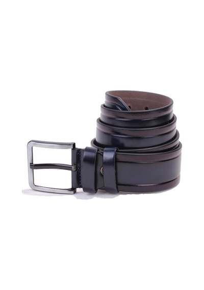 Dagoster DMK26-454 Lacivert 4.5 CM Suni Deri Erkek Kemer Lacivert