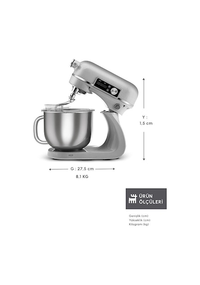 Karaca Maestro Artisan 6 Lt Ultra Sessiz Stand Mikser