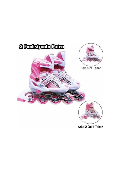 Paten Çocuk Pateni Pembe Pembe