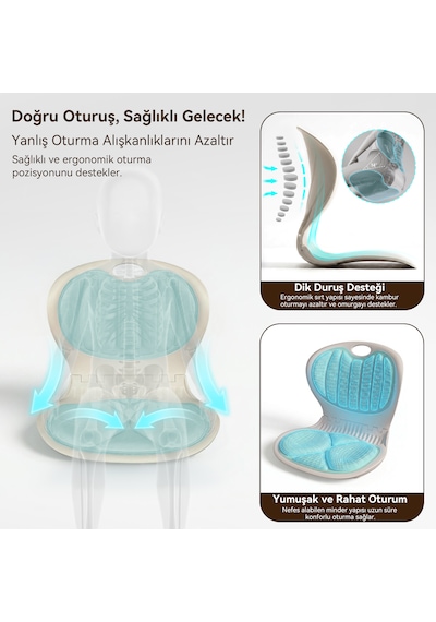 Bonny Mobil Çocuk Çalışma Sandalye Seti Mavi
