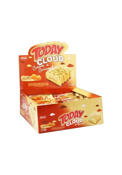Today Cloud Cake Karamelli 40Gr. 24 Adet (1 Kutu)