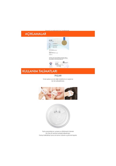 Missha Airy Pot Powder Ultra Hafif Transparan Sabitleyici Pudra Translucent 10 G