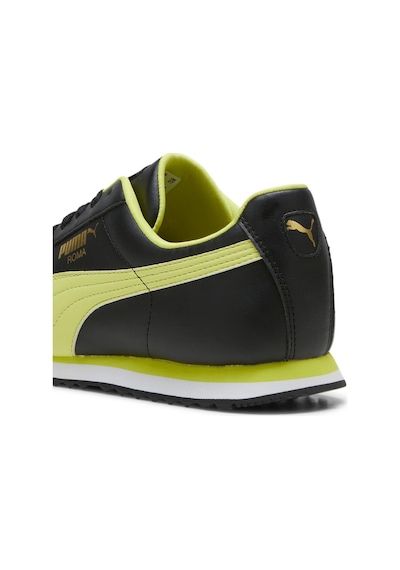 Puma Erkek Siyah-sarı Roma Basic Sneaker Ayakkabı 36957153 Siyah - Sarı