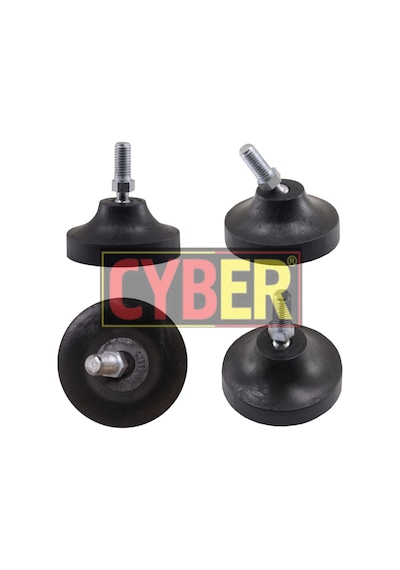 M8X35 Civatalı Çap 65 Plastik Teleskobik Ayak