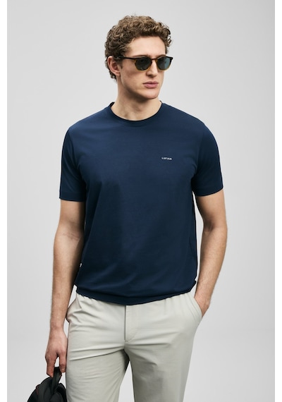 Lufian Bran Erkek T-shirt 111020321 Lacivert