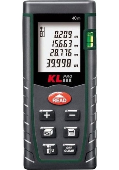 Kl Pro Kllzm40 40 Metre Lazer Mesafe Ölçer Hasssiyet 2mm
