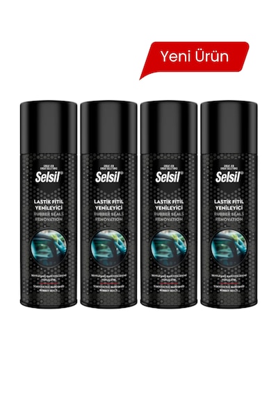 4x Lastik Fitil Yenileme Spreyi 1 Adet