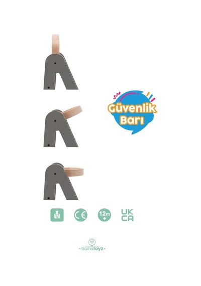 Fold Öğrenme Kulesi - Gri Gri