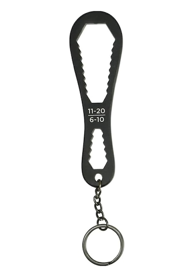 Eltos Taşınabilir Çok Amaçlı Anahtar Anahtarlık - 6-20mm Somun Sıkma Aparatı, Kompakt Tasarım Edc El Aleti, Her