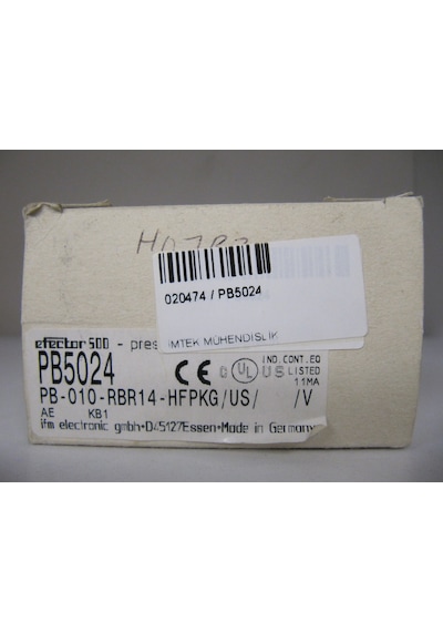 Ifm Pb5024 Pressure Sensor With Led Bar Display
