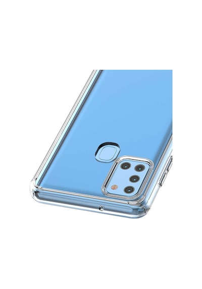 Samsung Uyumlu Galaxy A21S Kılıf Zore Coss Kapak-Renksiz