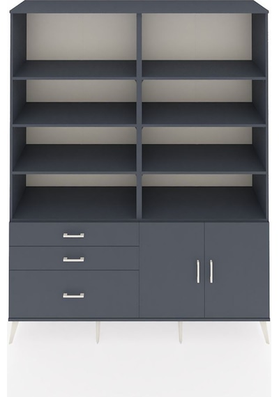 Hyperion Gardrop 9 Raflı 3 Çekmeceli 2 Kapaklı 176x44x221 Antrasit-antrasit Antrasit Hyperion Gardrop 9 Raflı 3 Çekmeceli 2 Kapaklı 176x44x221 Antrasit-antrasit Antrasit