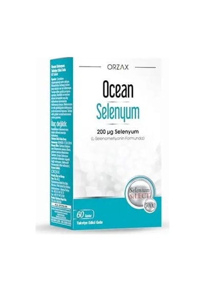 Ocean Selenyum Takviye Edici Gıda 200 Mcg 60 Tablet