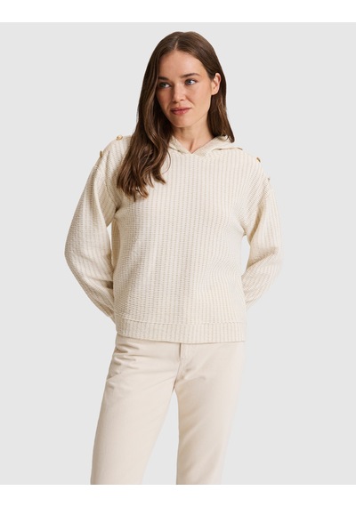 Pierre Cardin Ekru Oversize Sweatshirt 50325428 Vr019