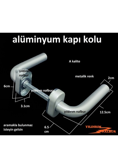 Alüminyum Kapı Kolu Dograma Kapı Kolu Çekme Kolu