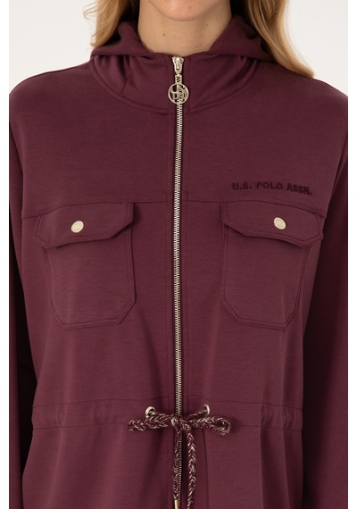 U.s. Polo Assn. Kadın Plum Sweatshirt 50309102-vr177 New Plum