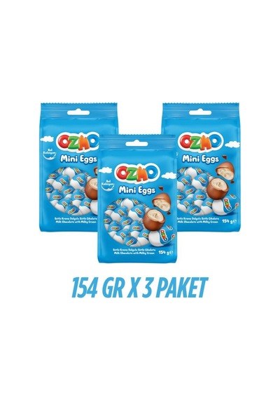 Şölen Ozmo Mini Eggs Yumurta Çikolata 154 G 3 Lü Paket