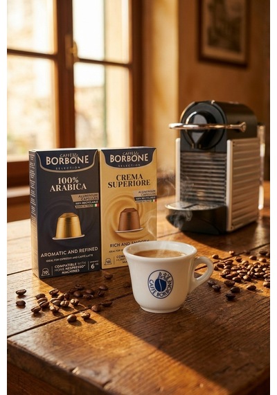 Caffe Borbone Arabica Ve Superiore 60'lı Kapsül Kahve - Nespresso Uyumlu, İkili Avantaj Paketi