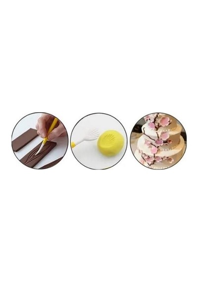 Marzipan Set Şeker Hamuru Şekillendirici 8 Parça Diğer