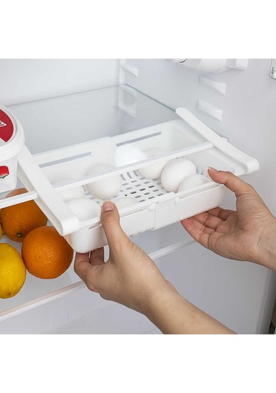 Porsima Org-10 Dolabı İçi Organizer Askılı Akordion Süzgeçli Raf Beyaz