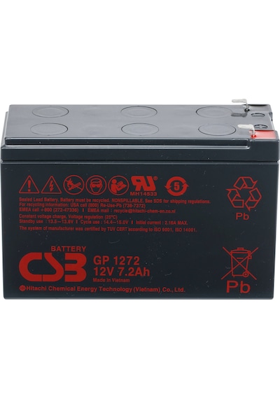 Csb Gp1272 F2 12Volt 7.2ah Kuru Tip Akü