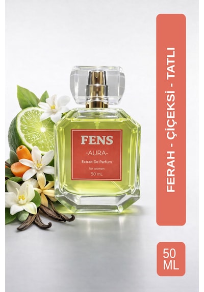 Fs Fens Aura Kadın Parfüm Extrait De Parfum 50 Ml Çiçeksi