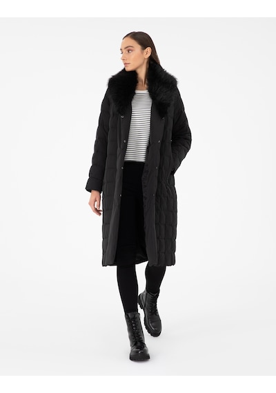 Pierre Cardin Kadın Siyah Kaban 50290313-vr046 Siyah