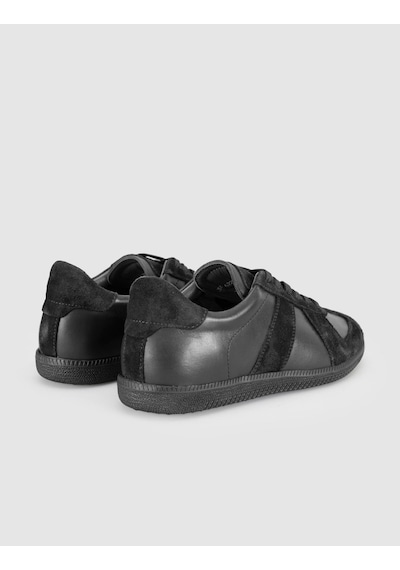 Siyah Süet Deri Kadın Sneaker