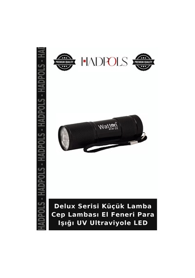 Delux Serisi Küçük Lamba Cep Lambası El Feneri Para Işığı Uv Ultraviyole Led Çok renkli