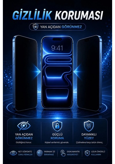 Mi 17 Pro Mat Privacy Hayalet Nano Ekran Koruyucu Esnek Kırılmaz