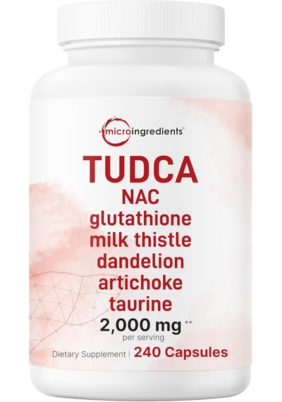 Micro Ingredients Tudca 2,000mg Bile Salts 240 Kapsül Usa Menşeii Orijinal Dmmedicineden