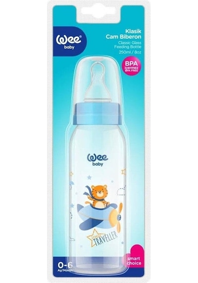 Wee Baby Klasik Cam Biberon 250 ML | 0-6 Ay