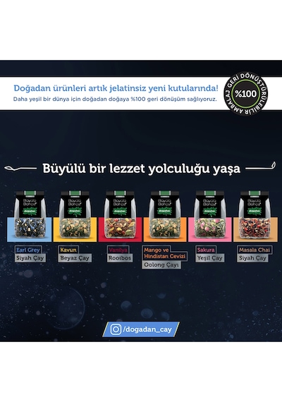 Doğadan Büyülü Bohça Earl Grey Siyah Çay 10'lu