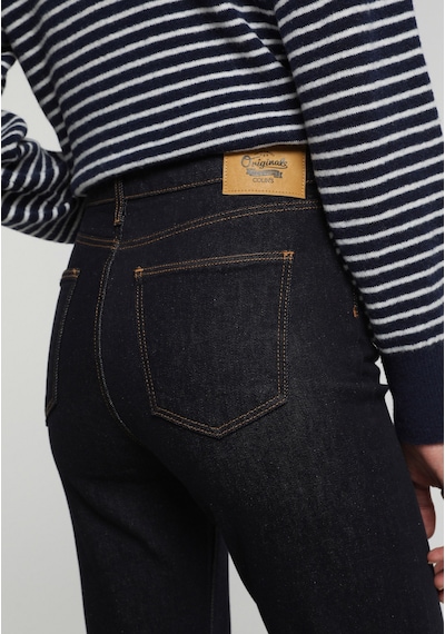 Colin's Colins Flare Fit Orta Bel Ispanyol Paça Kadın Dark İndigo Denim Jean Pantolon Cl1083042 Q1.v1 Dn45267