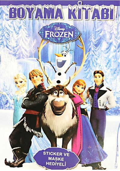 Frozen ( Elsa Anna ) Unicorn Lol 3 Adet Boyama Kitabı