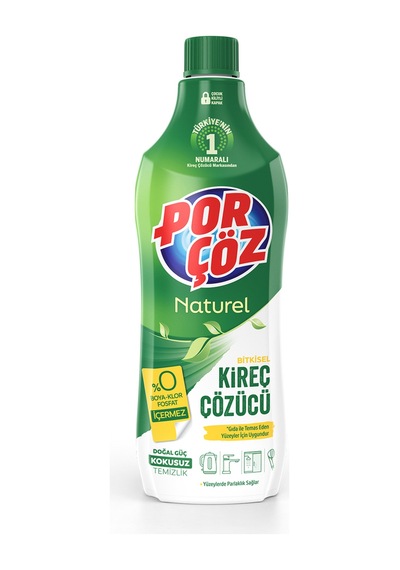 Porçöz Naturel Bitkisel Kireç Çözücü 1 L 5 Adet Diğer