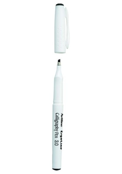 Artline Ergoline Arabic Yan Kesik Kaligrafi  Kalemi 3.0 MM Siyah