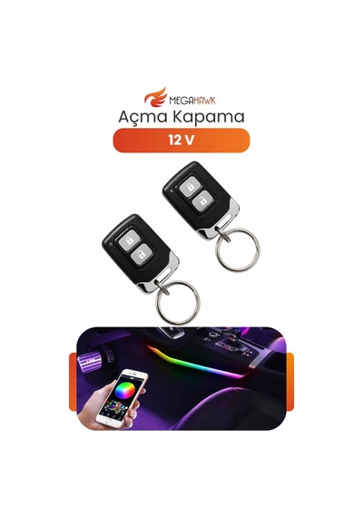 12v Uzaktan Kumandalı Açma Kapama Modülü Universal Araç Kontrol Sistemi Seti T-240